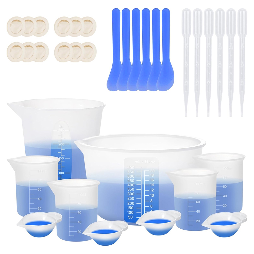 9월 실리콘 계량컵 (레진용), 레진 재료 (600ml - Mixing Cup Silicone 리뷰 및 가격