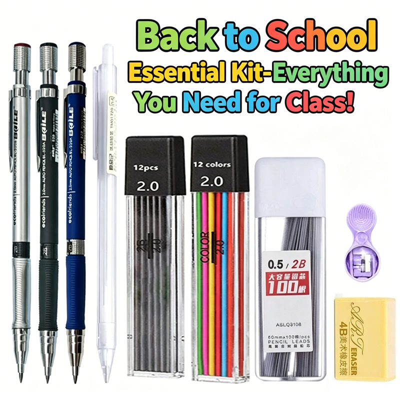 2-9PCS 기계식 연필 세트 2.0mm 검정/컬러 리 - Staedtler Pencil Lumocolor 리뷰 및 가격