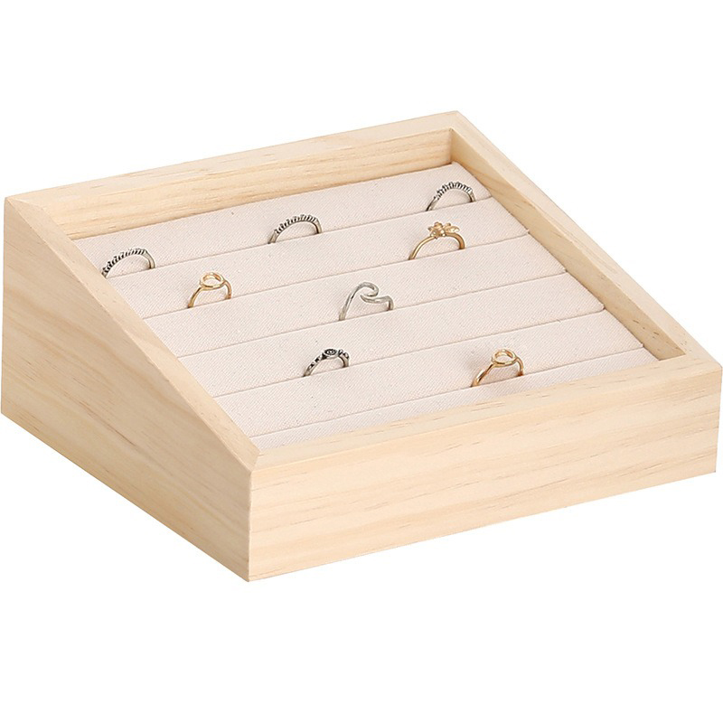 목재 주얼리 디스플레이 트레이 펜던트 귀걸이 스탠드,  - Wood Ring Blank 리뷰 및 가격