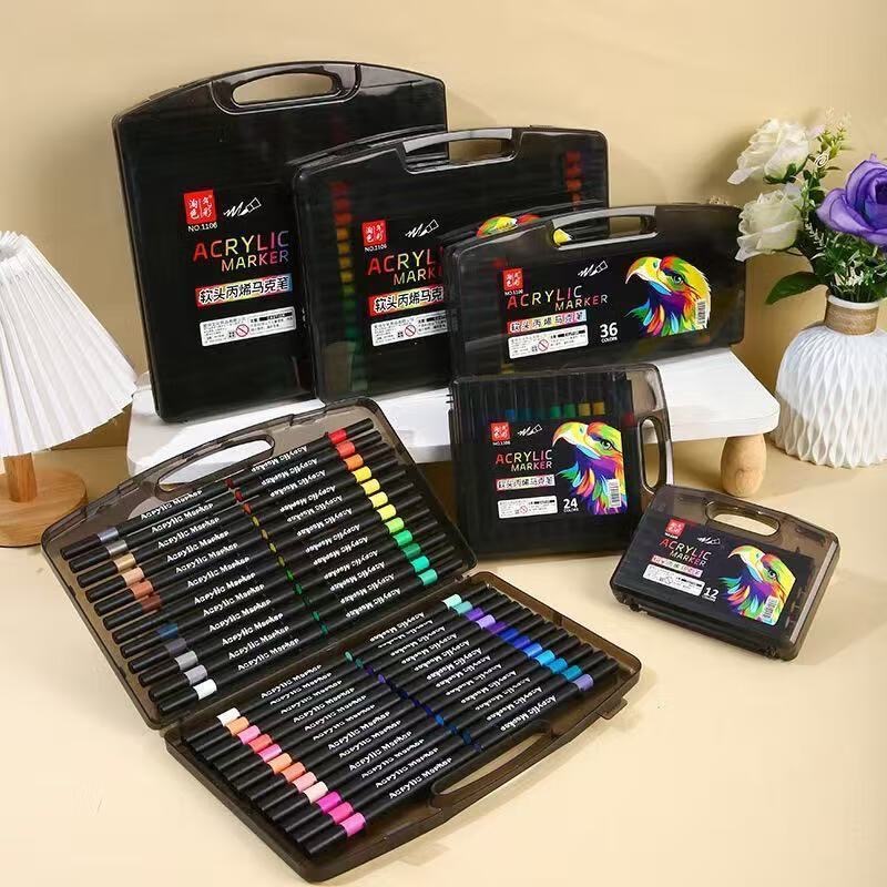 24-80 색상 아크릴 페인트 펜 마커 브러시 팁 페인 - Copic Marker Classic 리뷰 및 가격